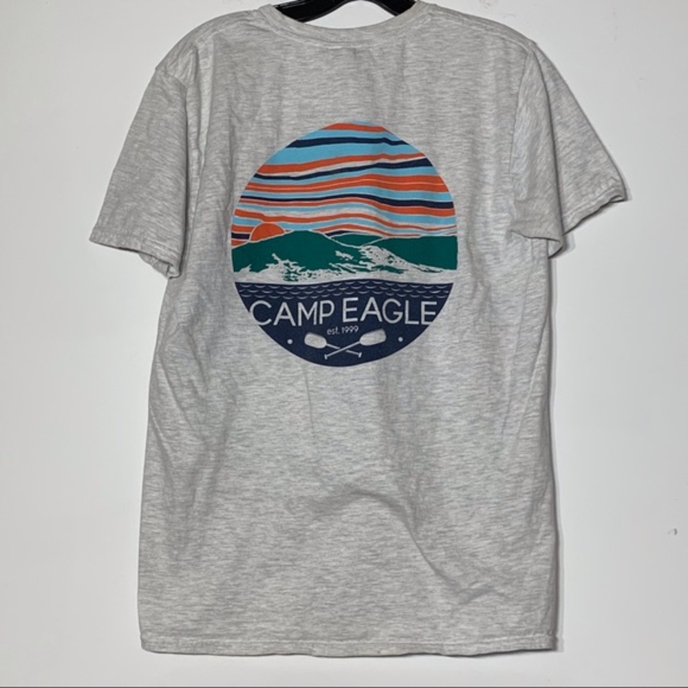 EUC Camp Eagle‎ Sunset and Mountains T-shirt